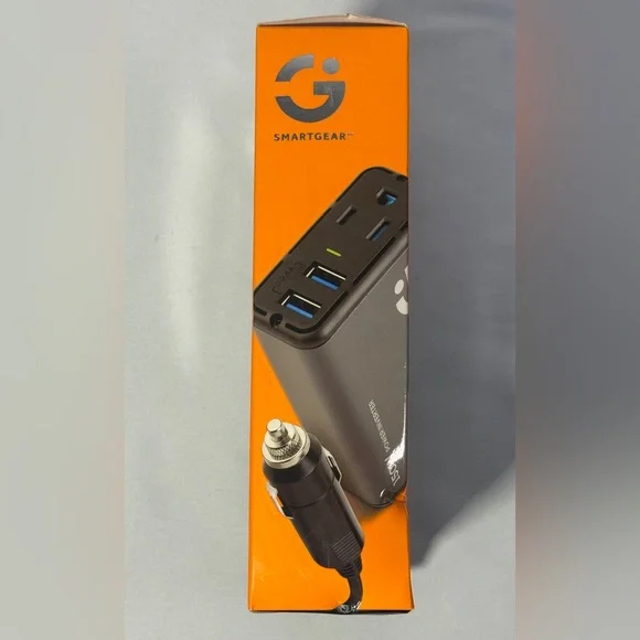 Smart Gear 12V DC/ 150 Watt Power Inverter Compact Portable NEW in Box - Picture 6 of 9